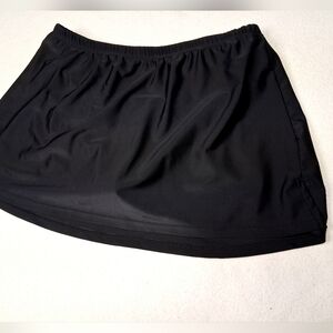 Krista Black Swim Skort
